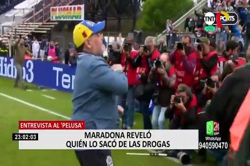 Diego Armando Maradona reveló quién lo salvó de las drogas