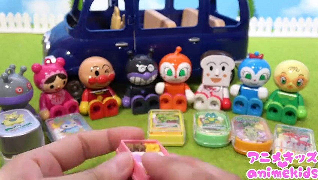 アンパンマン アニメ おもちゃ お弁当 ピクニック みんなをくるまでむかえにいくよ ポケモン お弁当 animekids アニメキッズ animation Anpanman Toy