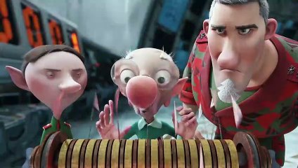 Arthur Christmas movie clip - Santa vs. Lions