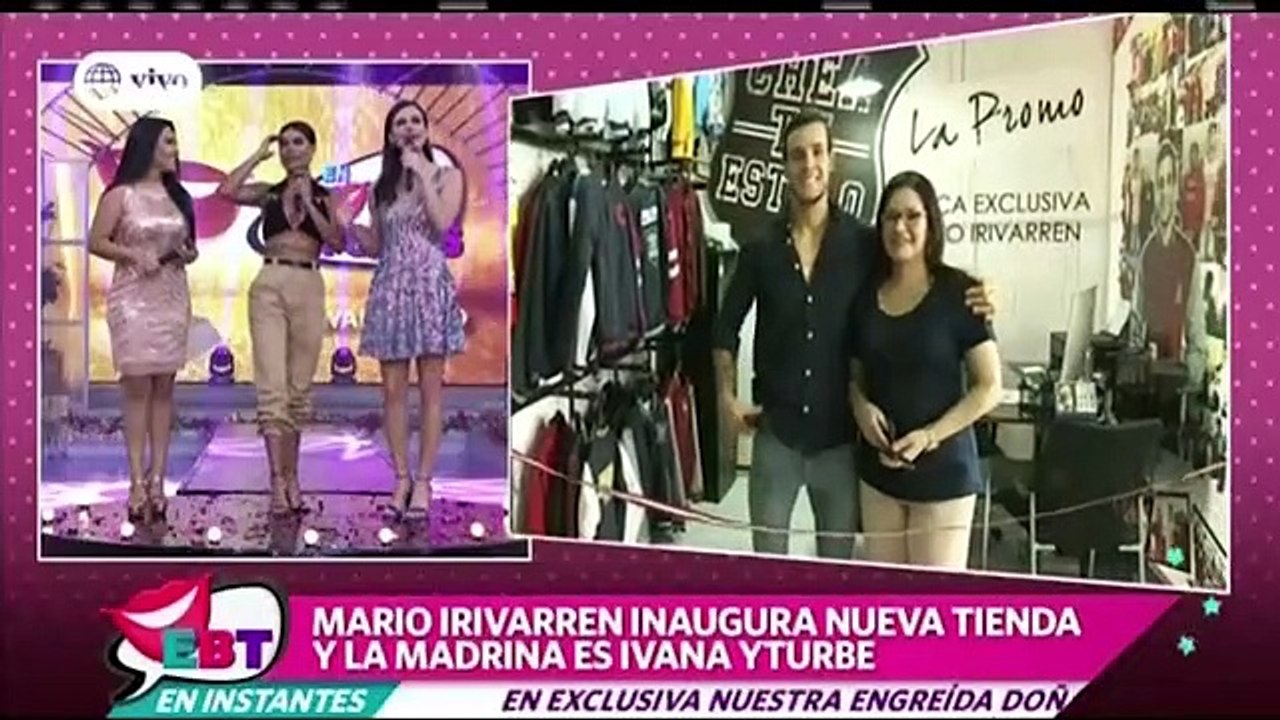 Mario Irivarren confirma reconciliación con Ivana Yturbe- “Somos una pareja atípica. Nadie puede dudar del cariño que nos tenemos”