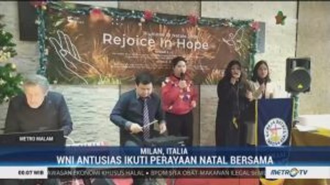 WNI di Milan Antusias Ikuti Perayaan Natal Bersama