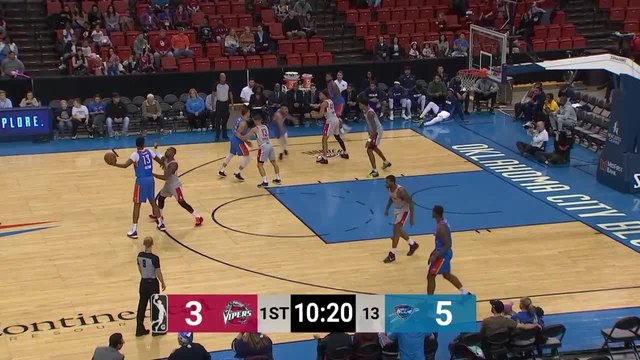Angel Rodriguez with 5 Steals vs. Oklahoma City Blue