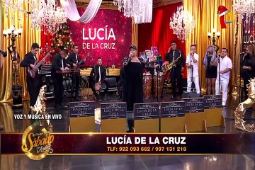 Lucía de La Cruz cautivó al público de "Porque hoy es Sábado con Andrés"
