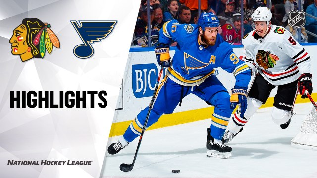 NHL Highlights | Blackhawks @ Blues 12/14/19