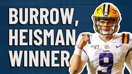 Joe Burrow is your 2019 Heisman winner!