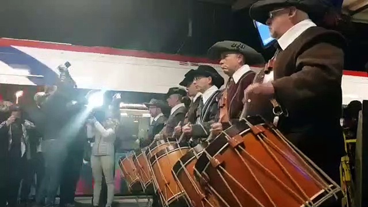 Annemasse - Genève : arrivée du Léman Express en gare de Cornavin