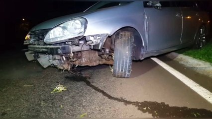 Capotamento é registrado na BR-277