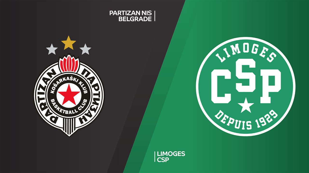 Partizan NIS Belgrade - Limoges CSP Highlights...