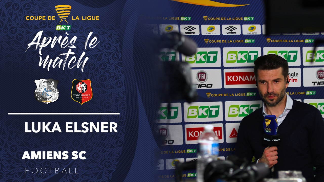 Après le match  Amiens SC - Stade Rennais - Luka Elsner