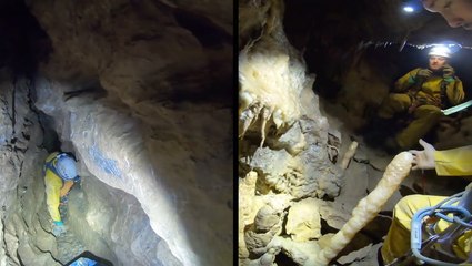 Exploring This Underground Cave Is A Tight Squeeze