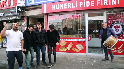 Davul zurnayla esnafı maça çağırdılar - SİVAS