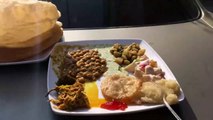 HEAVY THALI NASHTA WITH BEEF CHAMP AND FRESH JALEBIAN - PAKISTANI STREET FOOD IN SIALKOT