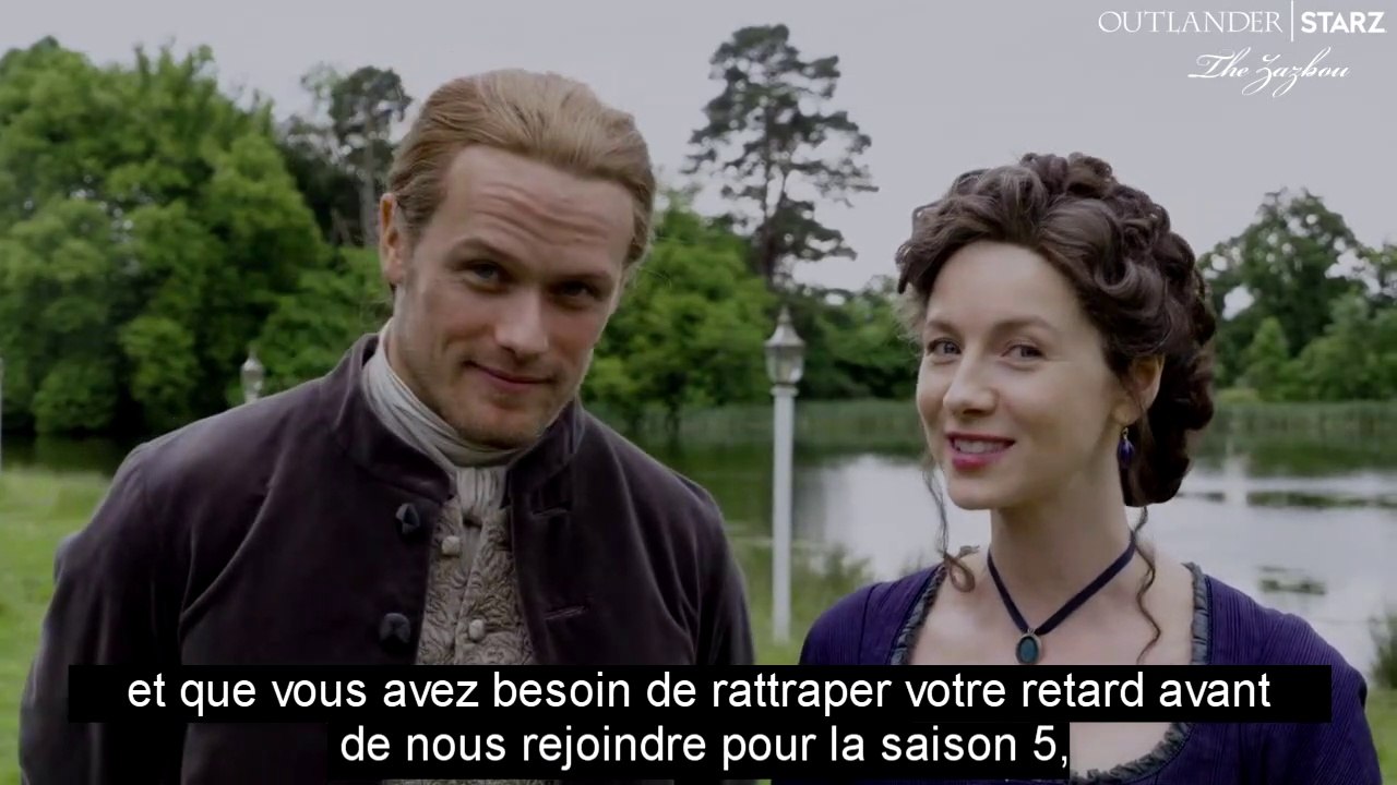[VOSTFR] Message de Sam Heughan et Caitriona Balfe pour l'application STARZ