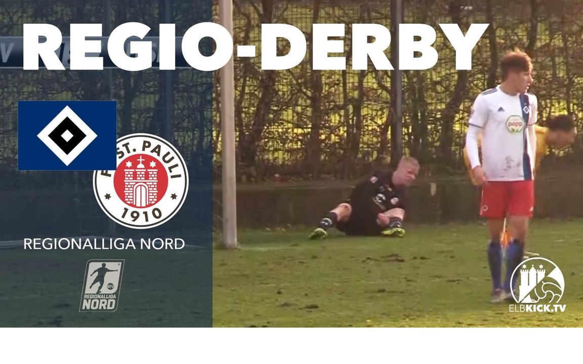 Umkämpftes Regio-Derby endet Unentschieden | Hamburger SV II – FC St. Pauli II (Regionalliga Nord)