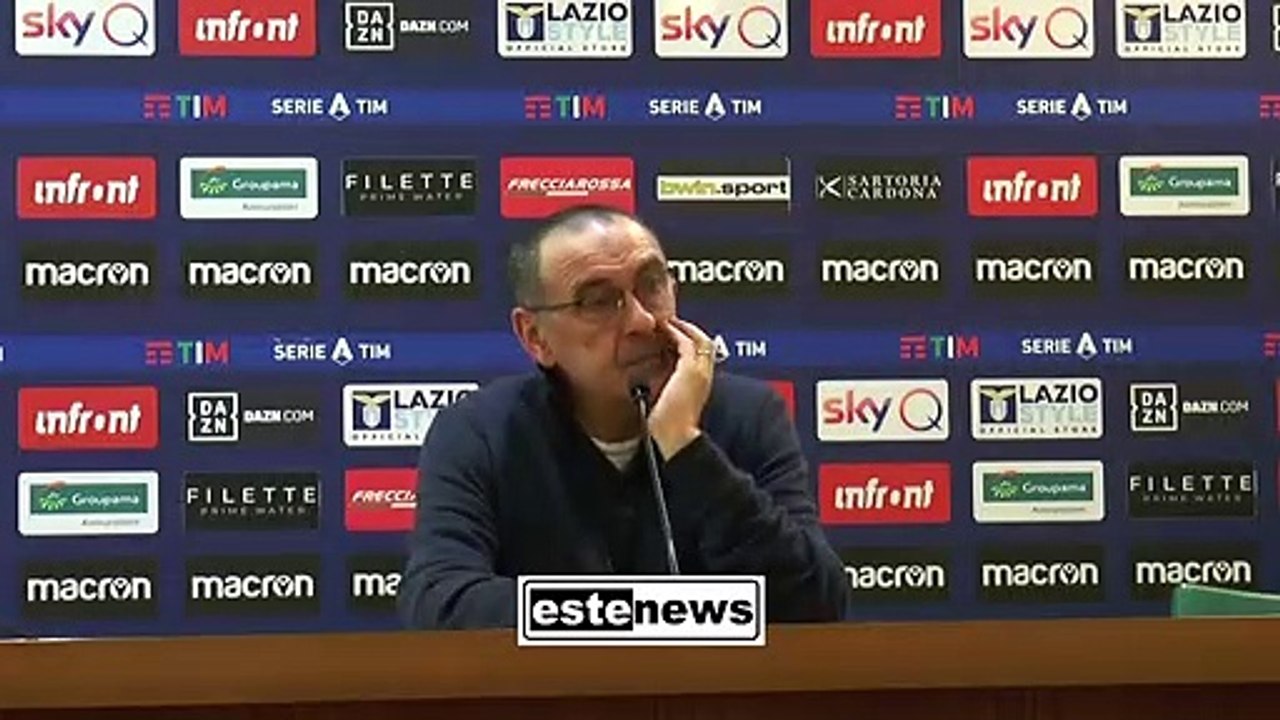 Lazio-Juventus 3-1, la conferenza di Sarri