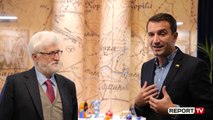 Report TV -'Solidariteti pas tërmetit', Veliaj i jep Kullën e Sahatit kryebashkiakut të Janinës