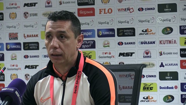 Gaziantep Futbol Kulübü-İstikbal Mobilya Kayserispor maçının ardından - Gabriel Margarit - GAZİANTEP