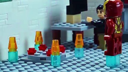 LEGO Captain Spiderman VS Captain Deadpool (marvel animation)