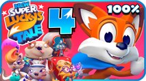New Super Lucky's Tale Walkthrough Part 4 (Switch) 100% World 4- Gilly Island