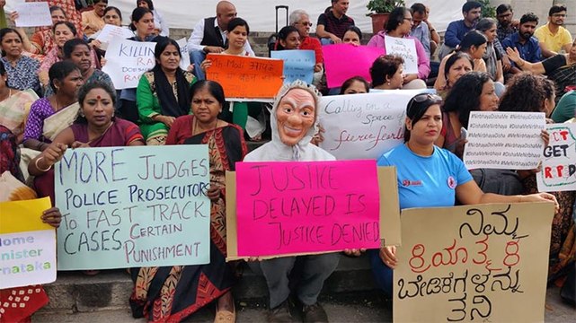 #NirbhayaDishaMe: Protest at Bengaluru’s Town Hall over crimes against women