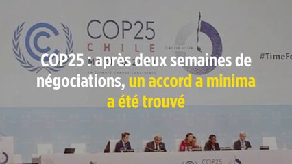 COP25 : après deux semaines de négociations, un accord a minima a été trouvé
