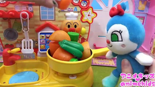 アンパンマン アニメ おもちゃ コキンちゃん お料理 おべんとうつくるよ アンパンマン キッチン アニメキッズ