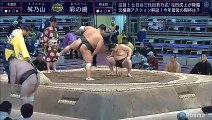 Masunoyama vs Ayanoumi - Kyushu 2019, Sandanme - Day 6