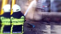 Ham petrol tankında korkutan yangın