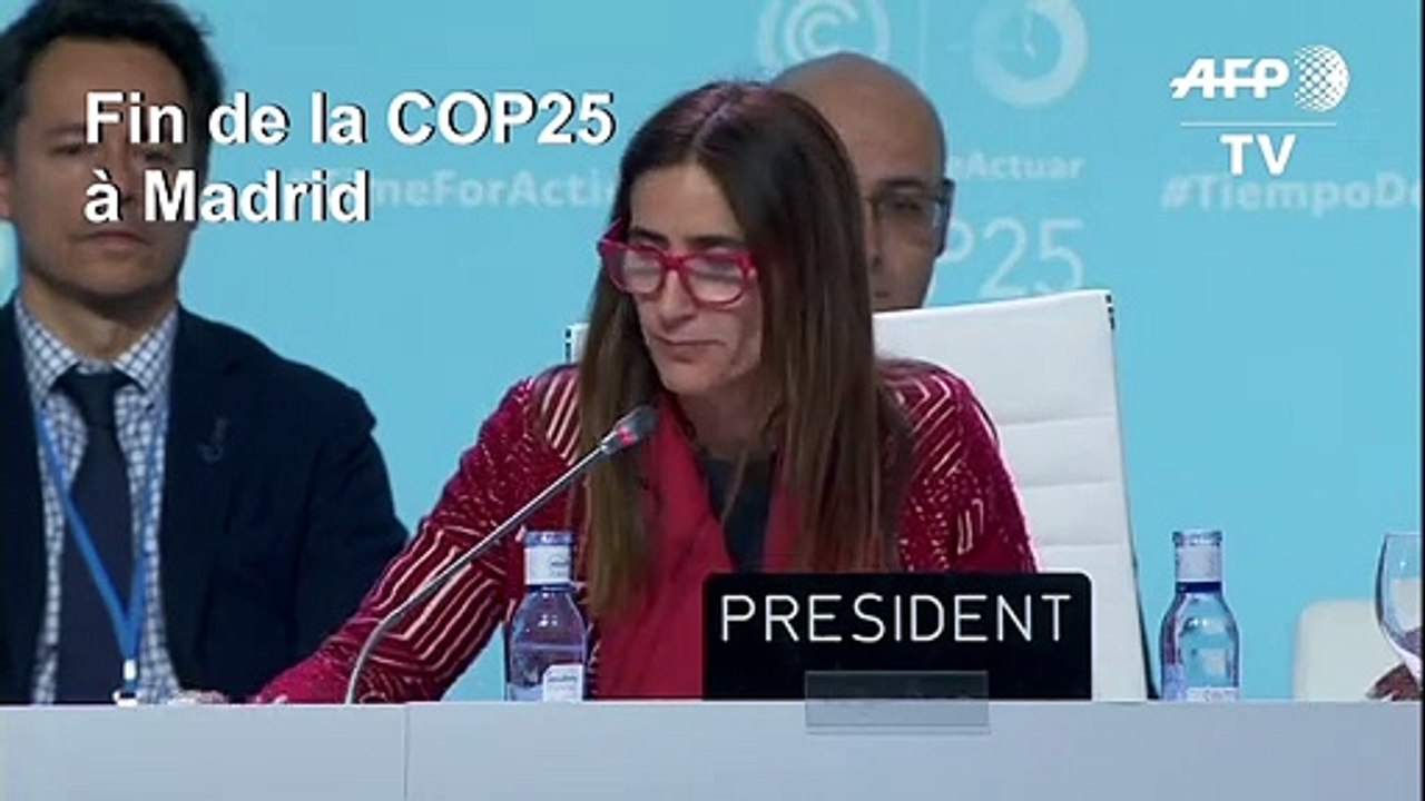 Climat: la COP25 s'achève dans la déception