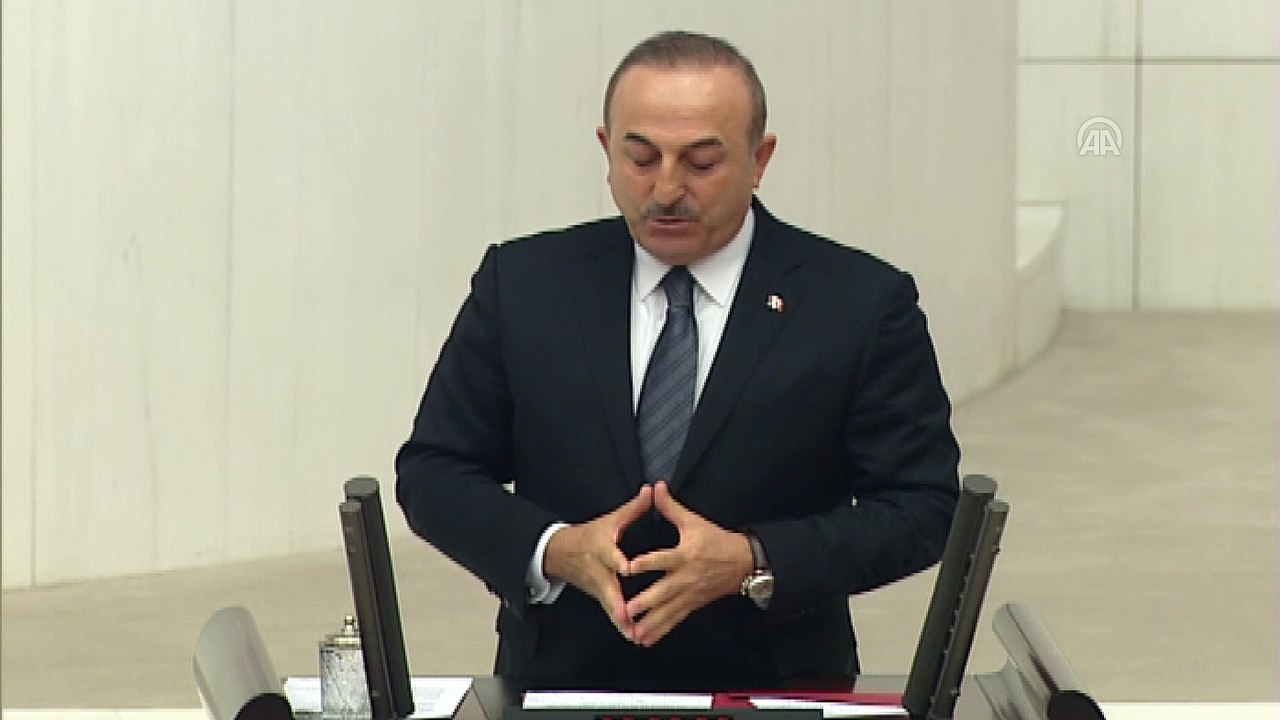 Dışişleri Bakanı Çavuşoğlu: '(Barış Pınarı Harekatı) Burada bir terör devleti kurma projesi çökmüştür' - TBMM