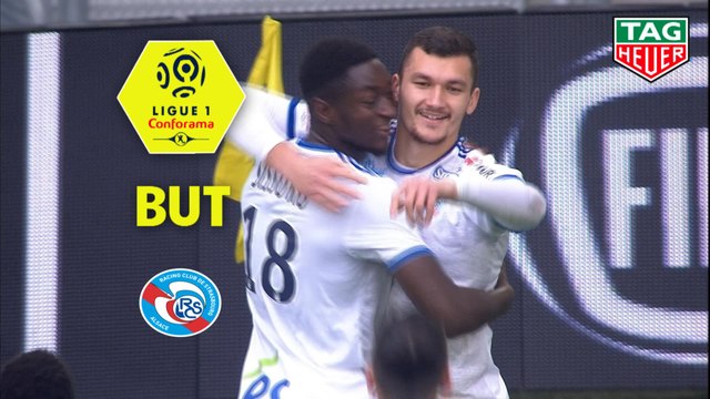But Ludovic AJORQUE (11ème) / Girondins de Bordeaux - RC Strasbourg Alsace - (0-1) - (GdB-RCSA) / 2019-20