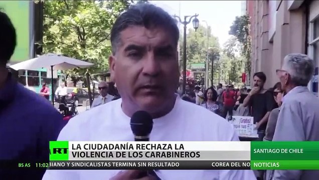 Masivas protestas en Chile contra las violaciones a los derechos humanos en las protestas contra la crisis económica