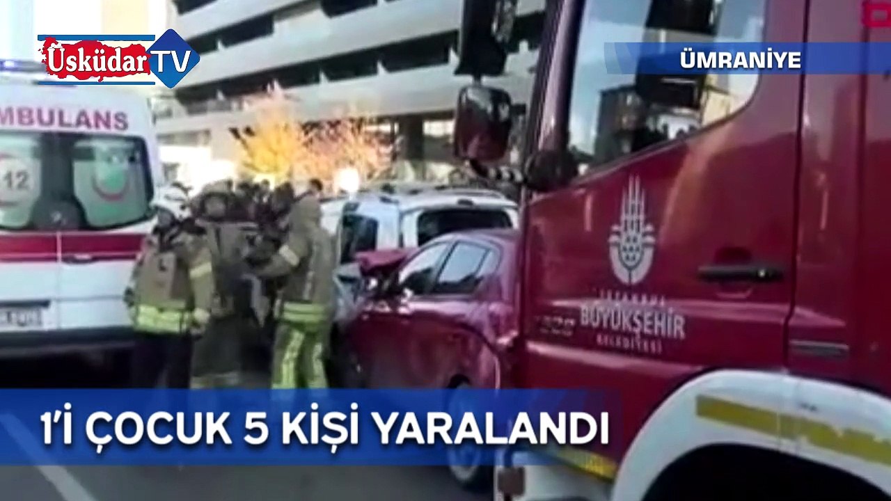 Feci Kaza! Park Halindeki Araçlara Daldı