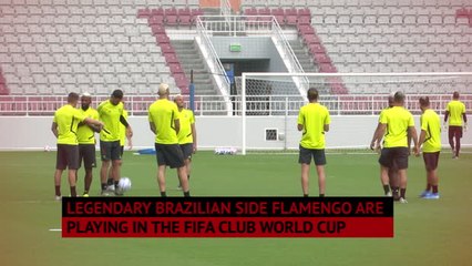Flamengo train for first time in Doha