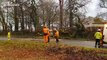 High winds hit UK's Devon, taking down trees and power lines