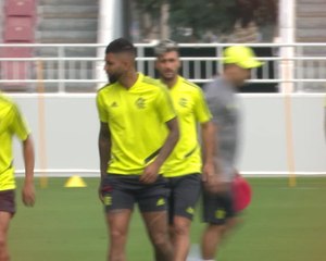 CdM Clubs - Premier entraînement de Flamengo à Doha