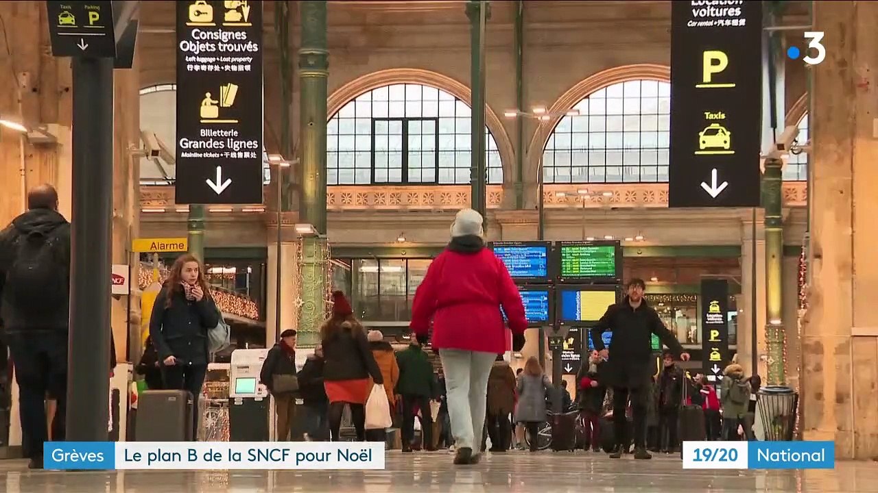 Grève des transports : la SNCF prépare son plan de transports pour les fêtes