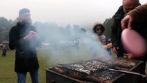 Abant'taki hamsi festivalinde öğrencilere 1 ton hamsi ikram edildi - BOLU