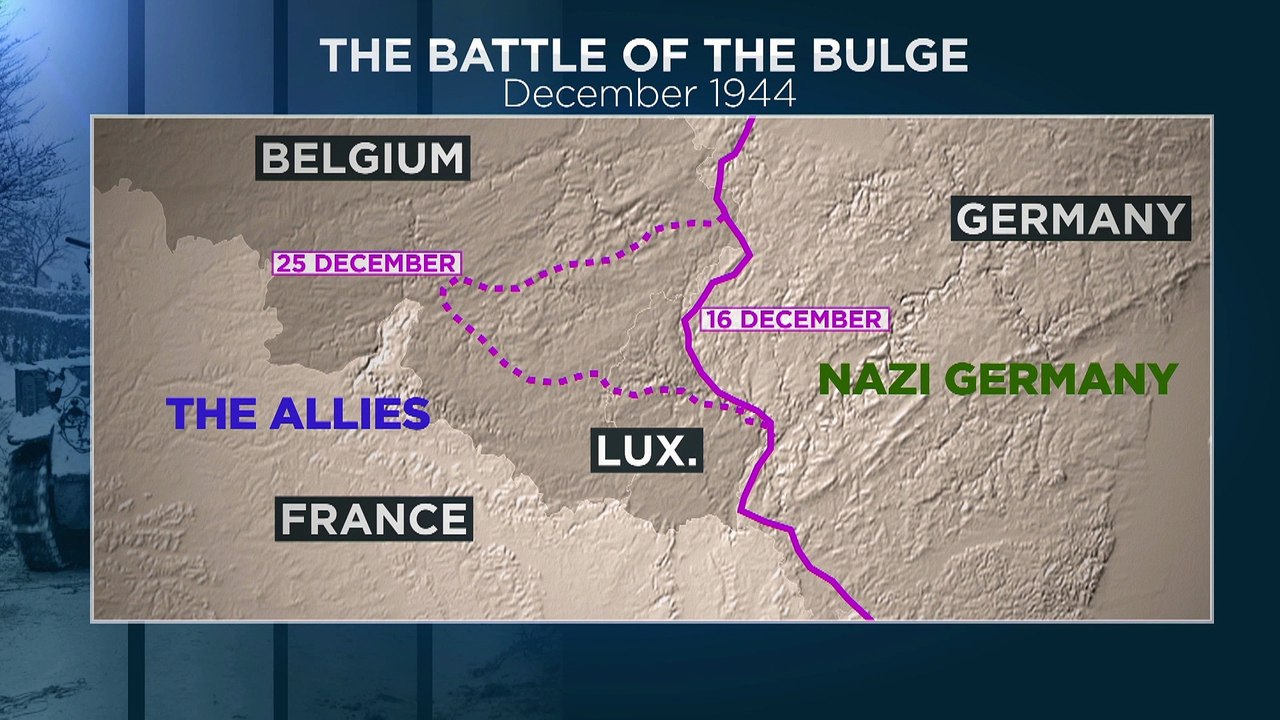 World War Two Battle of the Bulge re-enacted on...