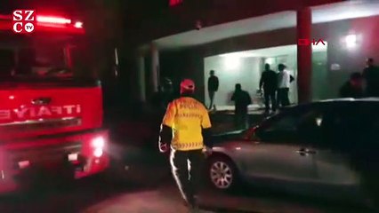 İskenderun Devlet Hastanesi'nde yangın paniği