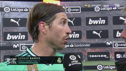 Sergio Ramos : "L'essentiel est là avec ce point arraché dans les dernières secondes"