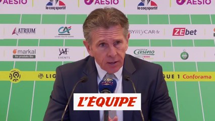 Puel «Si j'ai un regret, c'est notre entame» - Foot - L1 - ASSE