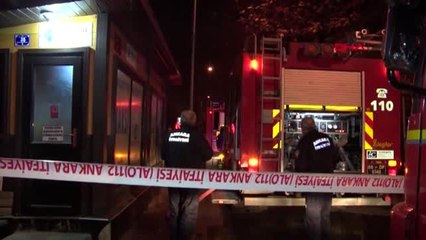 Başkent'te gece kulübünde yangın: 2 kişi dumandan etkilendi