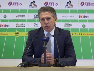 18e j. - Puel : "Avec l'expulsion, ça devient difficile"