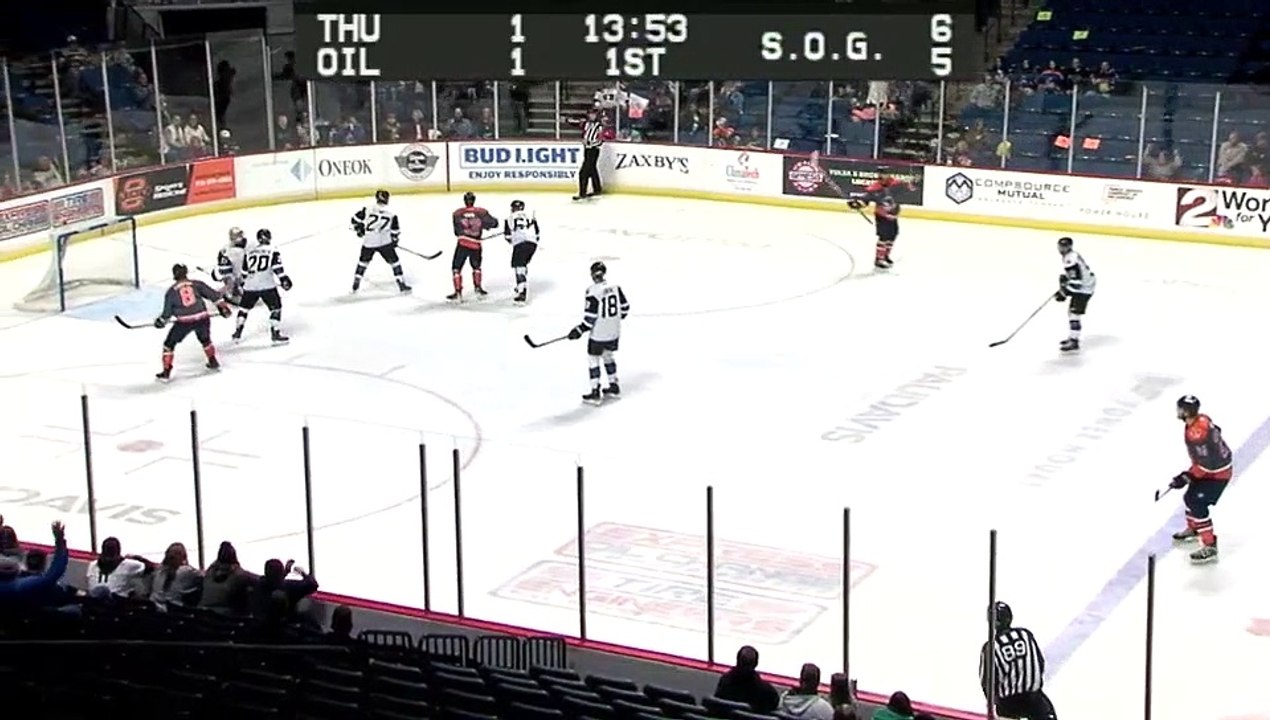 Game Recap - Wichita Thunder at Tulsa Oilers