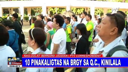 10 pinakaligtas na brgy sa QC, kinilala