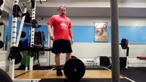 Stiff Legged Deadlifts Underhand 315lb