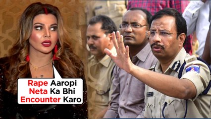 Rakhi Sawant ANGRY REACTION On Hyderabad Encounter Case And Section 370 Movie