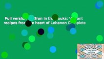 Full version  Saffron in the Souks: Vibrant recipes from the heart of Lebanon Complete