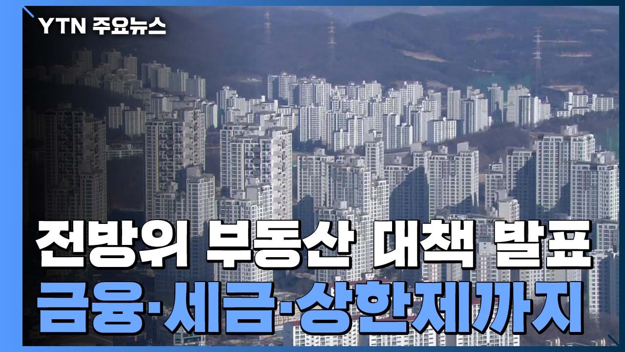 금융·세금·상한제까지...전방위 부동산 대책 / YTN